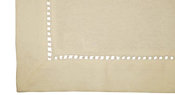 Kairi Beige Modern Cotton 36 x 60 Inches Table Cover (Beige, 91 x 152 cm (36" x 60") Size) by Urban Ladder - Front View Design 1 - 484848