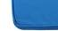 Byron Cotton Blue Solid 16x16 Inches Polyfill Filled Chair Pad (Blue) by Urban Ladder - Design 1 Close View - 484914