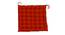 Stella Cotton Red Solid 15x 32 Inches Polyfill Filled Chair Cushions (Red) by Urban Ladder - Front View Design 1 - 484944
