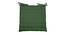 Stella Cotton Green Solid 16x16 Inches Polyfill Filled Chair Cushions (Green) by Urban Ladder - Front View Design 1 - 484946