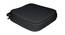 Everitt Cotton Black Solid 15x15 Inches Polyfill Filled Chair Pad (Black) by Urban Ladder - Front View Design 1 - 484957