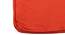Axl Cotton Red Solid 16x16 Inches Polyfill Filled Chair Pad (Red) by Urban Ladder - Design 1 Close View - 485014
