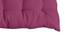 Ruby Cotton Purple Solid 15x15 Inches Polyfill Filled Chair Cushions (Purple) by Urban Ladder - Front View Design 1 - 485046
