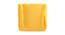 Asher Cotton Yellow Solid 16x16 Inches Polyfill Filled Chair Pad (Yellow) by Urban Ladder - Front View Design 1 - 485144