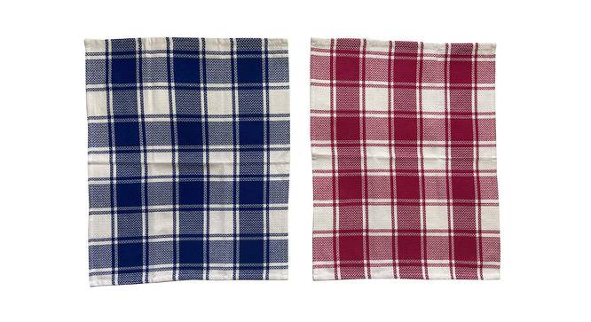 Belen Multicolor Checks Cotton 16 x 20 inches Tea Towel -Set of 4 (Set Of 4 Set, Multicolor) by Urban Ladder - Cross View Design 1 - 485211
