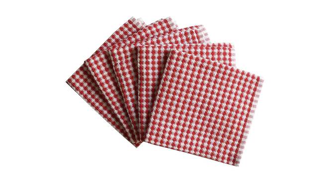 Brynleigh Multicolor Checkered Cotton 12 x 19 inches Kitchen Towel -Set of 5 (Multicolor, Set of 5 Set) by Urban Ladder - Cross View Design 1 - 485212