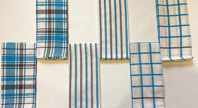 Karter Multicolor Modern Cotton 18 x 28 inches Tea Towel -Set of 6 (Multicolor, Set of 6 Set) by Urban Ladder - Front View Design 1 - 485228