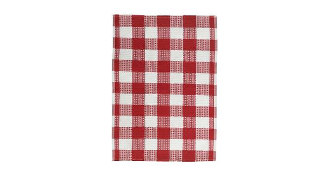 Maleah Multicolor Checkered Cotton 15 x 25 inches Tea Towel -Set of 2 (Set Of 2 Set, Multicolor) by Urban Ladder - Front View Design 1 - 485276