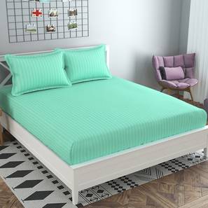 presto Green Solids 210 TC Cotton King Size Bedsheet-picture-15