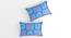 Olivia Blue Abstract 160 TC Cotton Double Size Bedsheet with 2 Pillow Covers (Blue, Double Size) by Urban Ladder - Cross View Design 1 - 485346