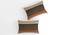 Aitana Brown Abstract 160 TC Cotton Double Size Bedsheet with 2 Pillow Covers (Brown, Double Size) by Urban Ladder - Cross View Design 1 - 485348