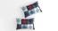 Laia Grey Geometric 160 TC Cotton Double Size Bedsheet with 2 Pillow Covers (Grey, Double Size) by Urban Ladder - Cross View Design 1 - 485350