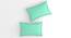 Carlos Green Solid 210 TC Cotton King Size Bedsheet with 2 Pillow Covers (Green, King Size) by Urban Ladder - Cross View Design 1 - 485357