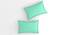 Carlos Green Solid 210 TC Cotton King Size Bedsheet with 2 Pillow Covers (Green, King Size) by Urban Ladder - Cross View Design 1 - 485357