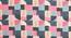 Julia Multicolor Geometric 160 TC Cotton Double Size Bedsheet with 2 Pillow Covers (Double Size, Multicolor) by Urban Ladder - Design 1 Side View - 485361