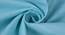 Izan Blue Solid 210 TC Cotton King Size Bedsheet with 2 Pillow Covers (Blue, King Size) by Urban Ladder - Rear View Design 1 - 485395