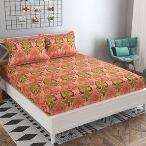 presto Multicolor Abstract 160 TC Cotton Double Size Bedsheet-picture-11
