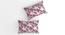 Sara Pink Floral 160 TC Cotton Double Size Bedsheet with 2 Pillow Covers (Pink, Double Size) by Urban Ladder - Cross View Design 1 - 485438