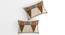 Vera Brown Geometric 160 TC Cotton Double Size Bedsheet with 2 Pillow Covers (Brown, Double Size) by Urban Ladder - Cross View Design 1 - 485446