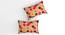 Daniel Multicolor Geometric 160 TC Cotton Double Size Bedsheet with 2 Pillow Covers (Double Size, Multicolor) by Urban Ladder - Cross View Design 1 - 485449