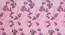 Irene Pink Floral 160 TC Cotton Double Size Bedsheet with 2 Pillow Covers (Pink, Double Size) by Urban Ladder - Design 1 Side View - 485462