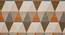 Vera Brown Geometric 160 TC Cotton Double Size Bedsheet with 2 Pillow Covers (Brown, Double Size) by Urban Ladder - Design 1 Side View - 485466