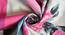 Sara Pink Floral 160 TC Cotton Double Size Bedsheet with 2 Pillow Covers (Pink, Double Size) by Urban Ladder - Rear View Design 1 - 485477