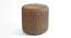 Jade Fabric Pouffe in Beige Colour (Beige) by Urban Ladder - Front View Design 1 - 485532