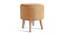 Melanie Solid Wood Stool in Gold Colour (Gold) by Urban Ladder - Front View Design 1 - 485534