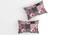 Hugo Red Floral 160 TC Cotton Double Size Bedsheet with 2 Pillow Covers (Red, Double Size) by Urban Ladder - Cross View Design 1 - 485541