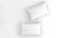 Leo White Solid 210 TC Cotton King Size Bedsheet with 2 Pillow Covers (White, King Size) by Urban Ladder - Cross View Design 1 - 485549