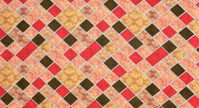 Daniel Multicolor Geometric 160 TC Cotton Double Size Bedsheet with 2 Pillow Covers (Double Size, Multicolor) by Urban Ladder - Design 1 Side View - 485563