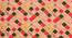 Daniel Multicolor Geometric 160 TC Cotton Double Size Bedsheet with 2 Pillow Covers (Double Size, Multicolor) by Urban Ladder - Design 1 Side View - 485563