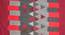 Adrian Red Geometric 160 TC Cotton Double Size Bedsheet with 2 Pillow Covers (Red, Double Size) by Urban Ladder - Design 1 Side View - 485567