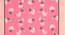 Diego Pink Floral 160 TC Cotton Double Size Bedsheet with 2 Pillow Covers (Pink, Double Size) by Urban Ladder - Design 1 Side View - 485568