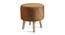 Melanie Solid Wood Stool in Brown Colour (Brown) by Urban Ladder - Front View Design 1 - 485621