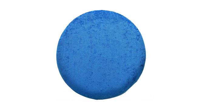 Melanie Solid Wood Stool in Blue Colour (Blue) by Urban Ladder - Cross View Design 1 - 485633