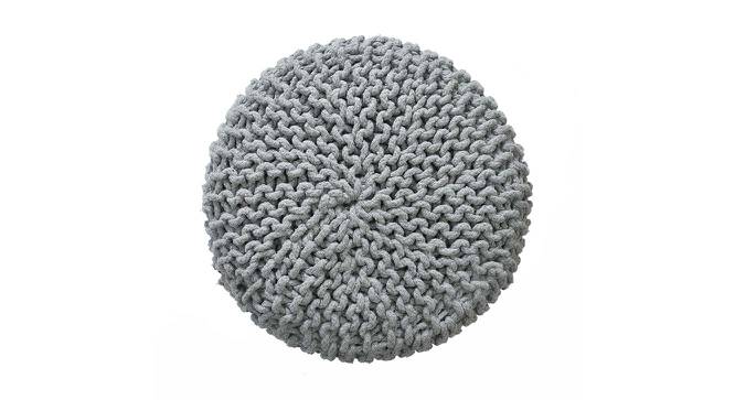 Melanie Solid Wood Stool in Grey Colour (Grey) by Urban Ladder - Cross View Design 1 - 485635