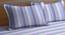 Weslee Multicolor Striped 210 TC Cotton King Size Bedsheet With 2 Pillow Covers (King Size, Multicolor) by Urban Ladder - Cross View Design 1 - 485941