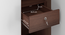 Miller 3 Door Wardrobe (Two-Tone Finish, 2 Drawer Configuration, With Mirror, With Lock) by Urban Ladder - Dimension - 