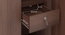 Miller 3 Door Wardrobe (Two-Tone Finish, 2 Drawer Configuration, With Mirror, With Lock) by Urban Ladder - Dimension - 