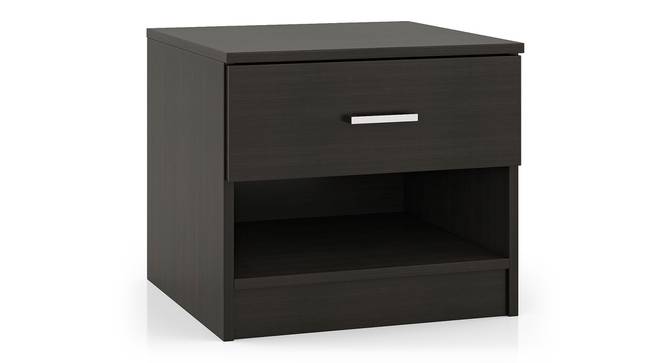 Larissa Bedside Table (Deep Wenge Finish) by Urban Ladder - Close View - 486807
