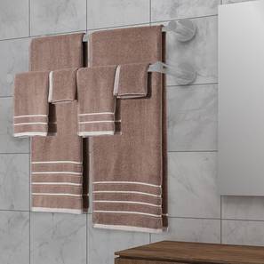 Towels Design Beige 500 GSM Fabric Towel - Set of 6