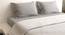 Astor White 400 TC fabric Queen Size Duvet Covers (White, Queen Size) by Urban Ladder - Front View Design 1 - 487255