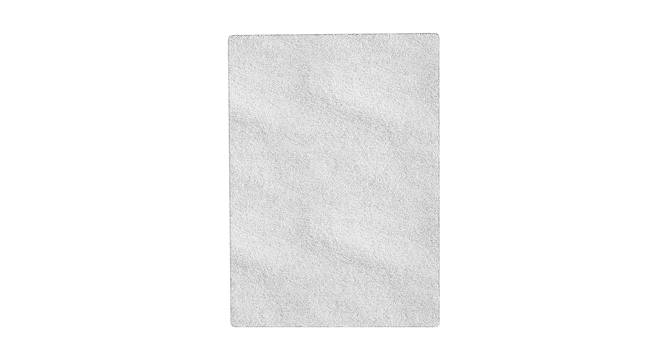 Elisha White fabric 16 x 24 Inches  Anti-skid Doormat Set of 1 (White, 41 x 61 cm  (16" x 24") Size) by Urban Ladder - Cross View Design 1 - 487321