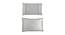 Bowie Silver 400 TC fabric Diwan Set- Set of 6 (Silver) by Urban Ladder - Design 2 Side View - 487499