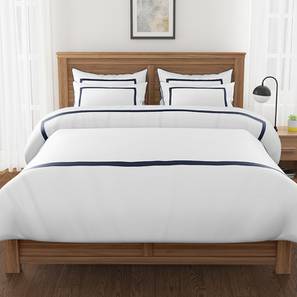 Bedsheets Design Ariana White 400 TC Cotton Bedding Set- Set of 6 (White)