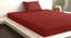 Julianne Maroon 210 TC fabric Single Size  Bedsheets With  1 Pillow Covers (Maroon, Single Size) by Urban Ladder - Cross View Design 1 - 487586