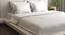 Ashton White 400 TC fabric Diwan Set- Set of 6 (White) by Urban Ladder - Cross View Design 1 - 487591