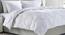 Reese White fabric Single Size Comforter (White, Single Size) by Urban Ladder - Cross View Design 1 - 487732